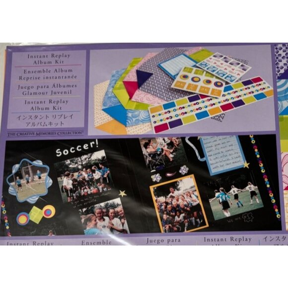 Creative Memories Instant Replay Scrapbooking Album Kit Sports - Picture 2 of 4